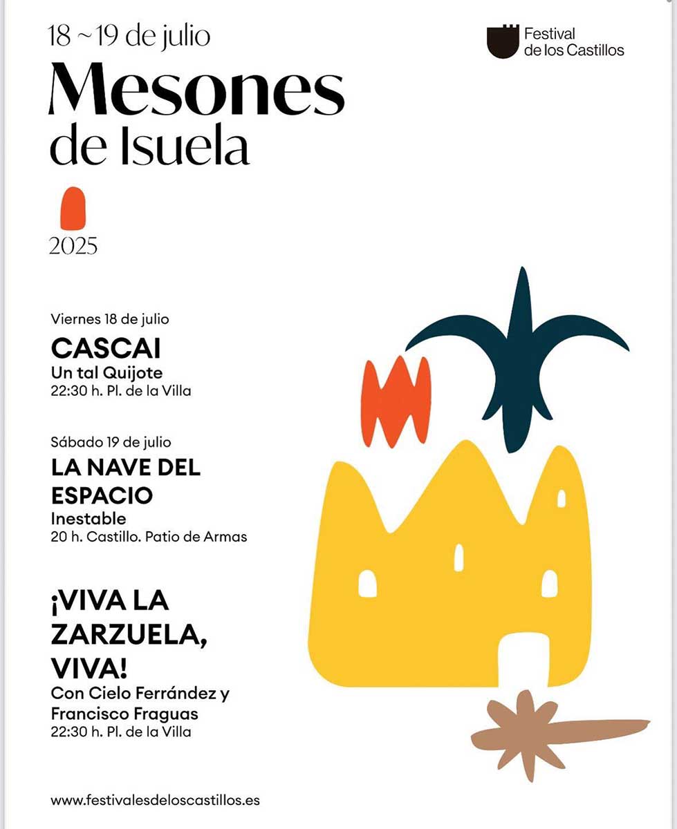 cartel Festival Castillos Mesones de isuela 2025